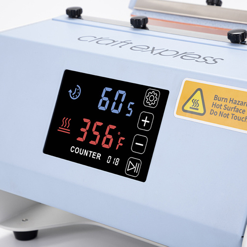 Craft Express Elite Pro Max Touch Screen Pressa per tazza e bicchiere blu