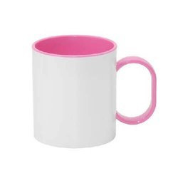 Tazza di plastica 330 ml FUNNY rosa Sublimazione Termostampa