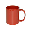 Tazza Full Color rosso, lucido Termostampa
