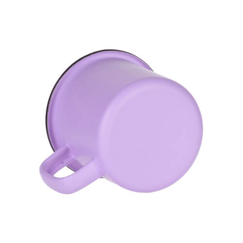 Tazza smaltata da 360 ml per sublimazione - Viola opaco