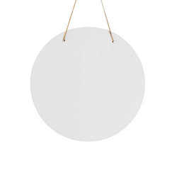 Appendino per porta in MDF per sublimazione - cerchio Ø 25 cm