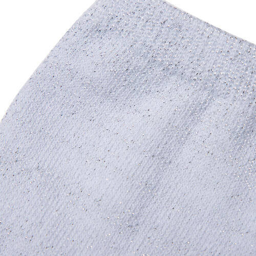 Calze 22 cm per sublimazione - glitter argento