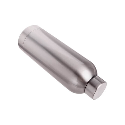 Borraccia sportiva in acciaio inossidabile da 750 ml per sublimazione - argento