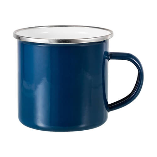 Tazza in metallo 360 ml per sublimazione - blu navy