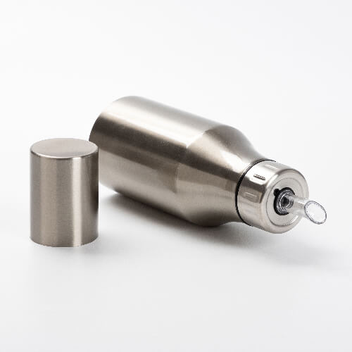 Dispenser per olio in acciaio inossidabile da 500 ml per sublimazione - argento