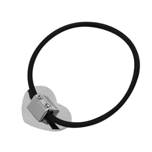 Elastico per capelli con cuore - Stampa sublimatica a trasferimento termico