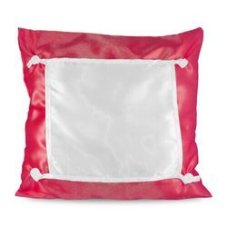 Copricuscino ECO rosso 40 x 40 cm per sublimazione di trasferimento termico
