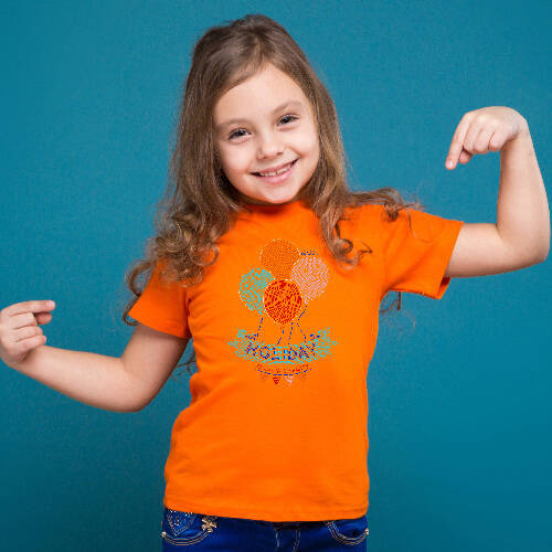 Foglio con zirconi per trasferimento termico - grandi palloncini