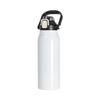 Bottiglia da viaggio da 1700 ml in acciaio inox con manico - bianco