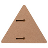 Portafoto triangolare in MDF per sublimazione - 12,7 x 15,2 cm