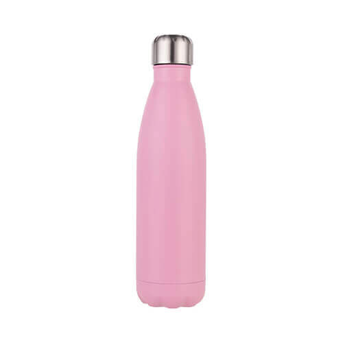 Borraccia bevande 500 ml - rosa opaco - Stampa sublimatica a trasferimento termico