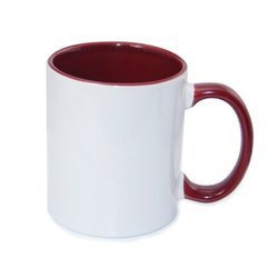 Tazza FUNNY rosso scuro JS Coating 330 ml Sublimazione Termostampa