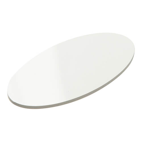 Targhetta ovale in plastica 7,6 x 3,8 cm per sublimazione