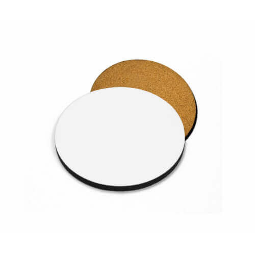Sottobicchiere MDF in sughero Sublimazione Termostampa - rotondo 