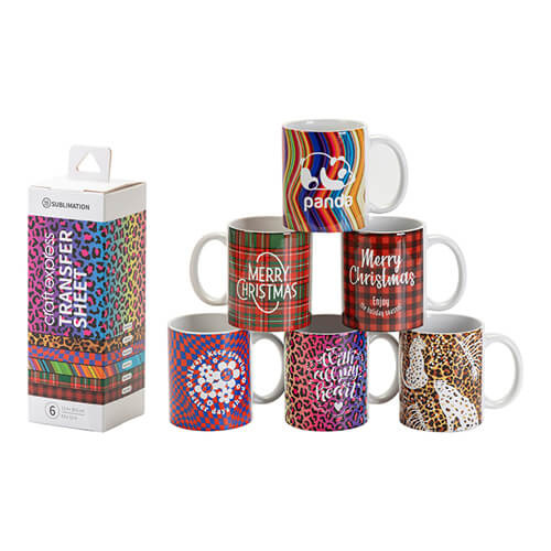 Set di fogli di trasferimento B 30,5 x 11,4 cm - 6 pz.