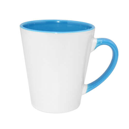 Tazza Latte piccolo FUNNY celeste Sublimazione Termostampa