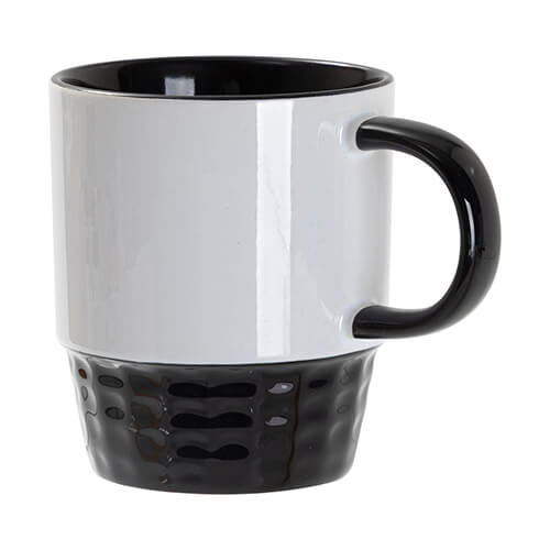 Tazza impilabile da 300 ml per sublimazione - nero