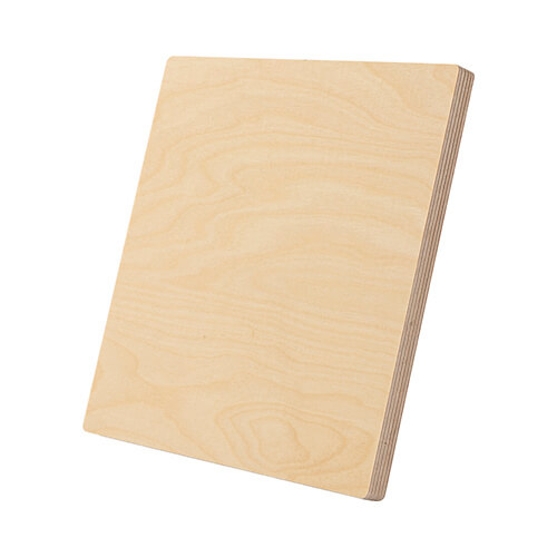 Cornice fotografica quadrata in compensato per sublimazione - 25,4 x 25,4 cm