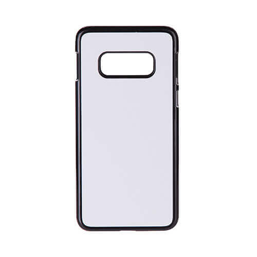 Custodia Samsung Galaxy S10 E nero in plastica per Sublimazione trasferimento termico