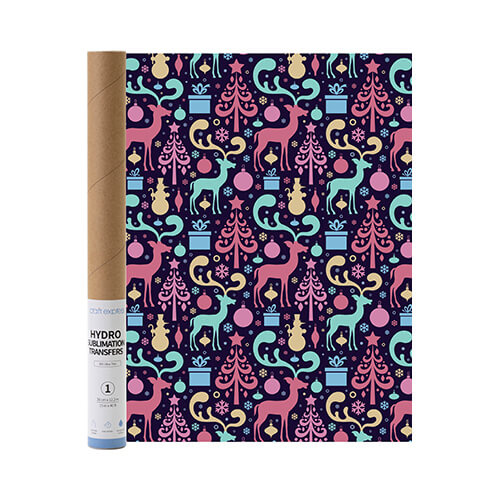 Foglio per idrosublimazione Craft Express - Albero di Natale Elk