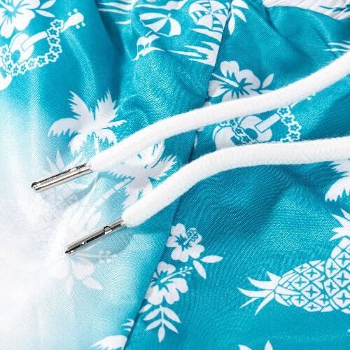 Pantaloncini da spiaggia sublimati da uomo - palme da cocco