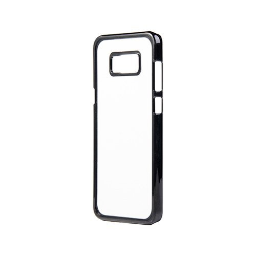 Custodia Samsung Galaxy S8 Plus nero in plastica per Sublimazione trasferimento termico