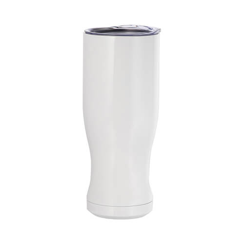 Vetro in acciaio inossidabile da 750 ml per sublimazione - bianco