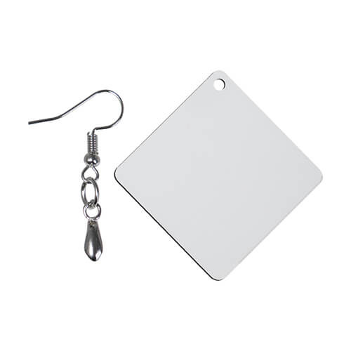 Orecchini in MDF per sublimazione - quadrato