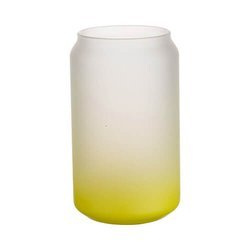 Vetro smerigliato da 400 ml per sublimazione - sfumatura verde lime