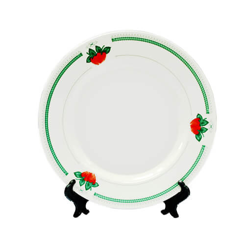 Piatto 18 cm con Supporto Sublimazione Trasferimento termico