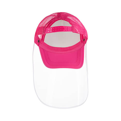 Visiera per sublimazione - rosa scuro