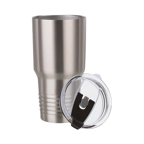 Tazza in acciaio inossidabile da 900 ml per sublimazione - argento