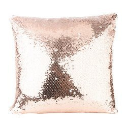 Copricuscino 40 x 40 cm con paillettes bicolore per sublimazione – champagne