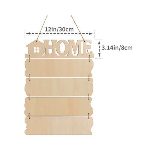 Cinque telai pensili in compensato per la sublimazione - Home