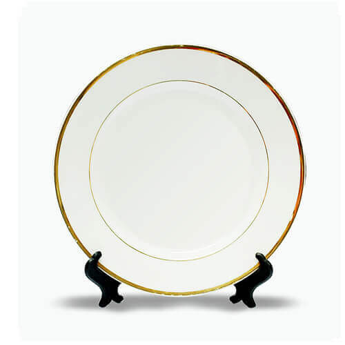 Piatto 18 cm con Supporto Sublimazione Trasferimento termico