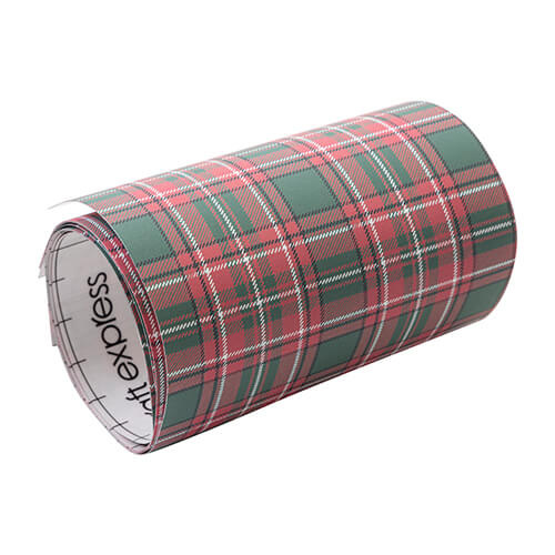 Foglio trasferibile Xmas Plaid 1 30,5 x 11,4 cm - 4 pz.