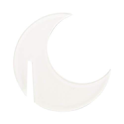 Appendino in vetro acrilico per sublimazione - luna