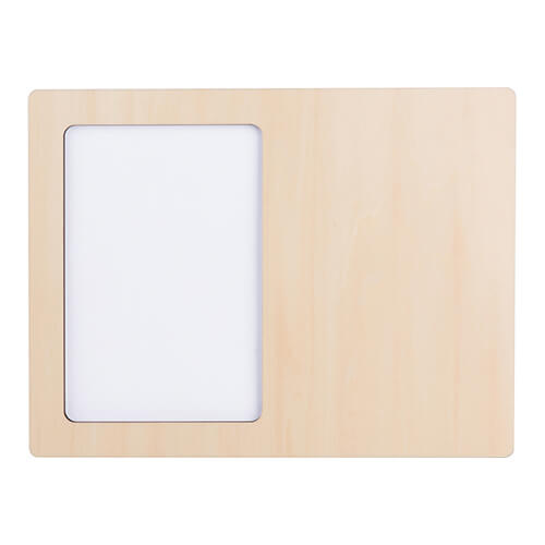 Portafoto in legno per sublimazione - 25 x 19 cm