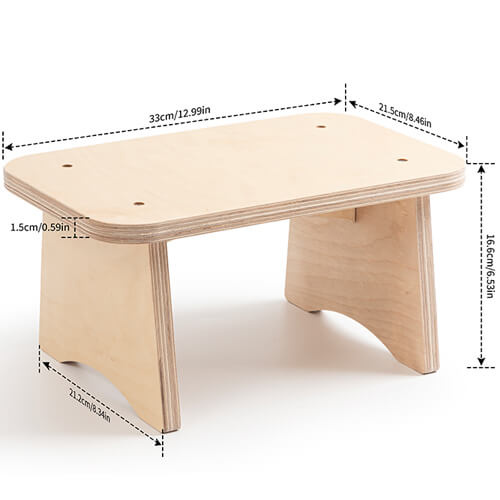 Sgabello per bambini in compensato per sublimazione