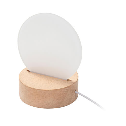 Cornice in acrilico per sublimazione - 12 x 13 x 0,4 cm - cerchio