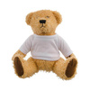 Orsacchiotto 18 cm con una maglietta per la stampa a sublimazione - marrone chiaro