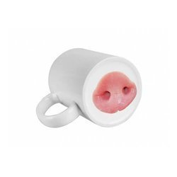 Tazza 330 ml con la stampa fondo - il maiale Sublimazione Termostampa