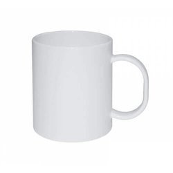 Tazza di plastica 330 ml bianco Sublimazione Termostampa