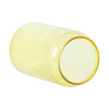 Vetro da 400 ml per sublimazione - giallo