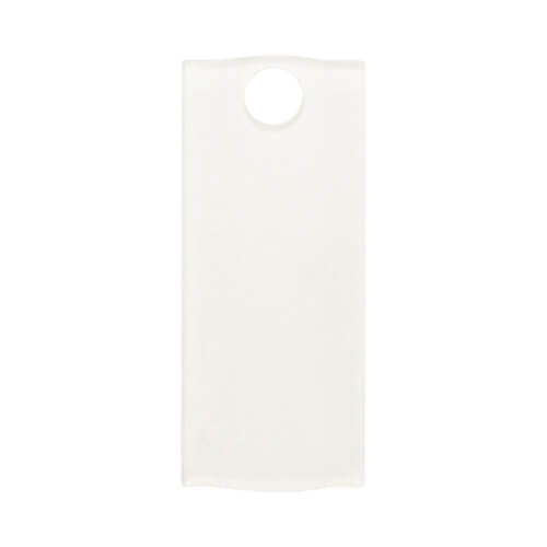 Badge portanome in acrilico 7,8 x 3,2 cm per sublimazione