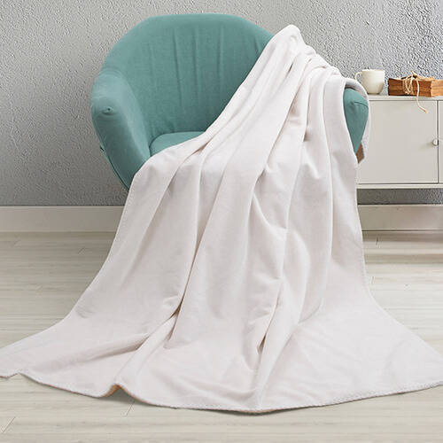 Coperta in microfibra e pile artico per sublimazione - kaki