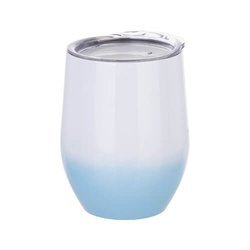 Tazza per vin brulè 360 ml per sublimazione - sfumatura bianca e blu