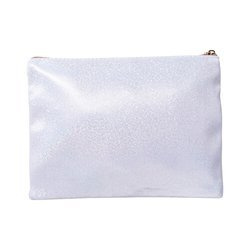 Trousse per sublimazione glitterata - bianca