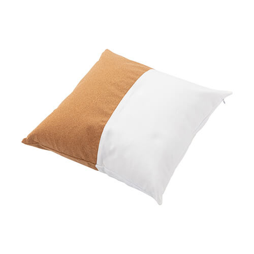 Una federa di lino con una cintura di sughero per la sublimazione