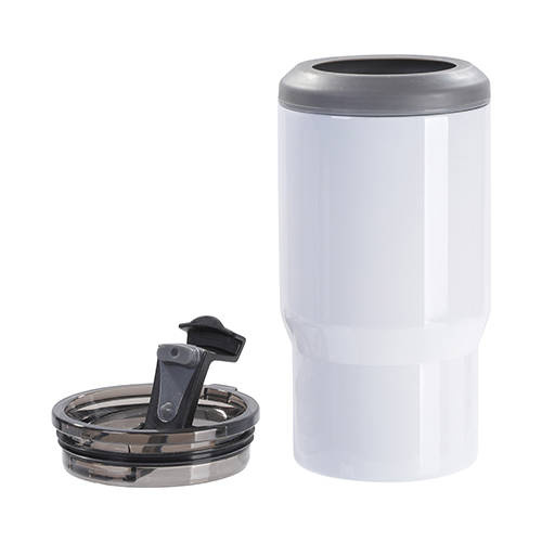 Tazza in acciaio inox 320 ml per sublimazione - bianco